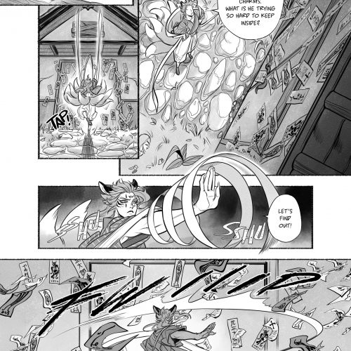 The curse of the black star · A Jotaro x Kakyoin fanbook (Digital download) - Image 5