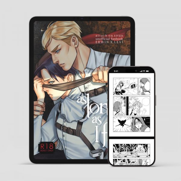 As long as I fall · Erwin x Levi Fanbook (Digital download)