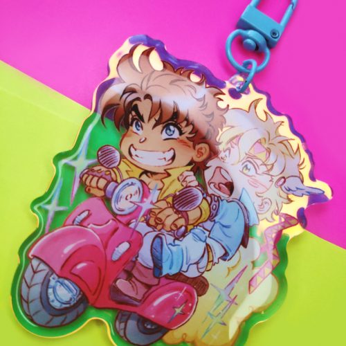 Motorbike CJ acrylic charm