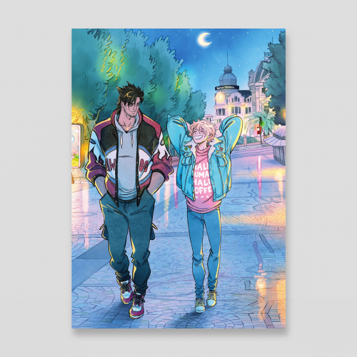 Full Moon Panic! miniprint - Night stroll