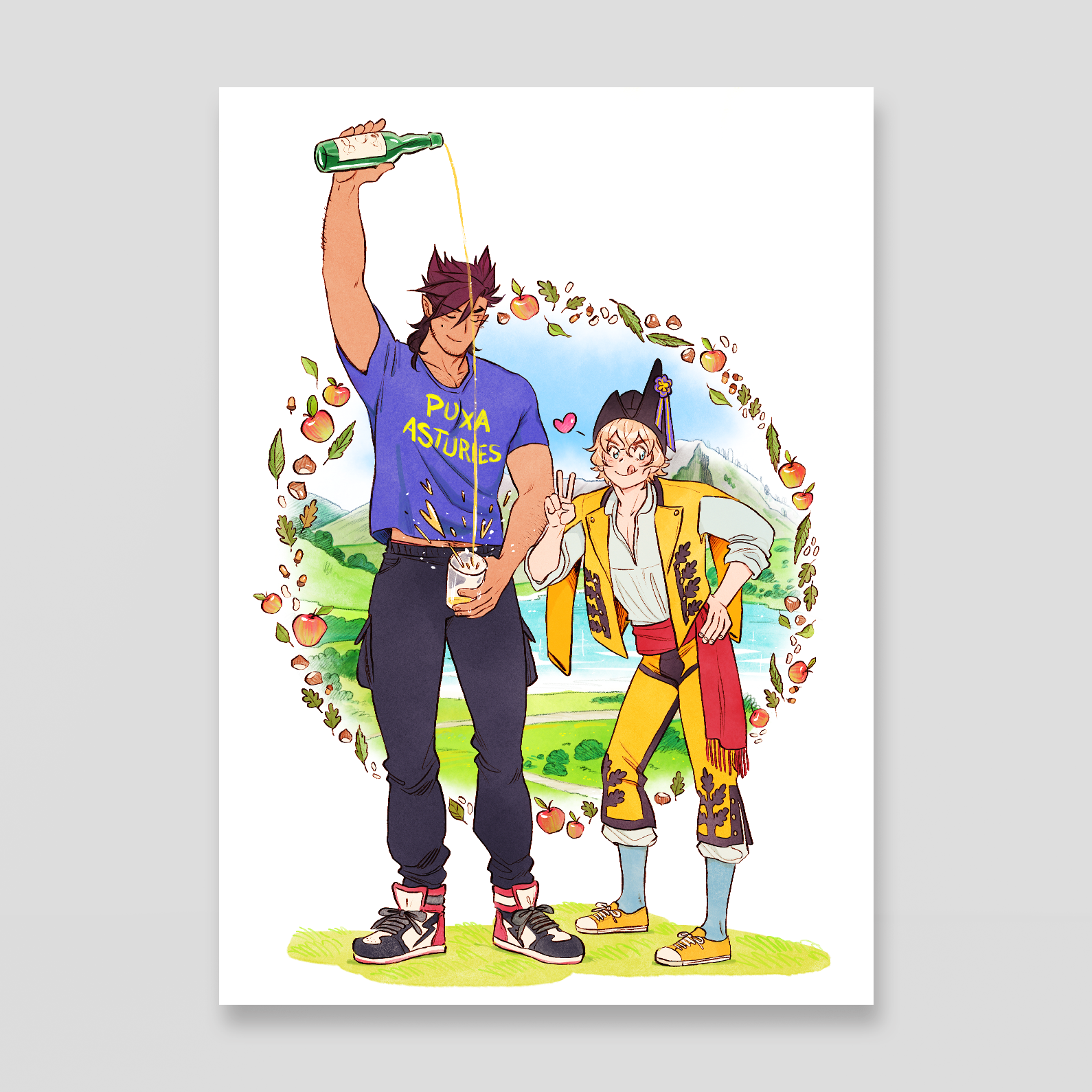 Full Moon Panic! postcard - Puxa Asturies - Image 1