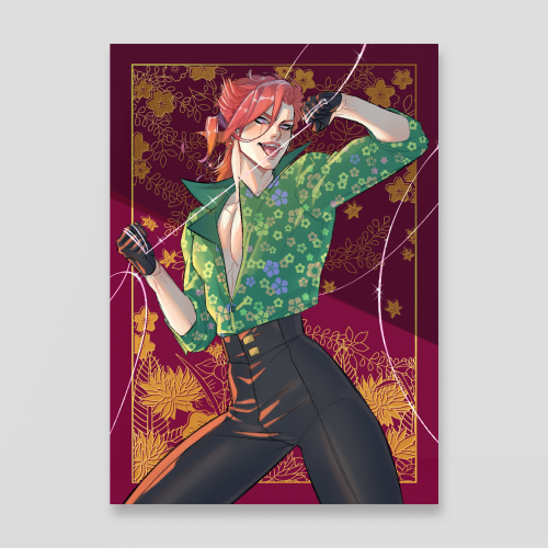 JJBA miniprint - Yakuza! Kakyoin