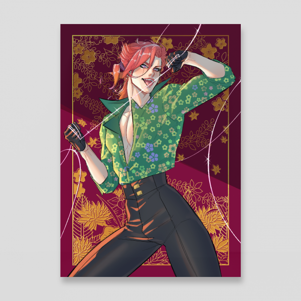 JJBA miniprint - Yakuza! Kakyoin